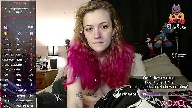 Chat +18 de EllieeRose ao vivo