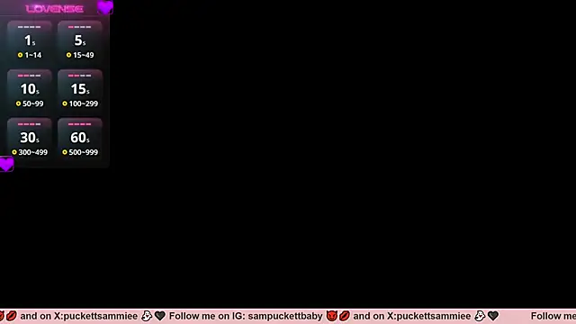 Chatroom XXX en direct de Sampuckettbaby