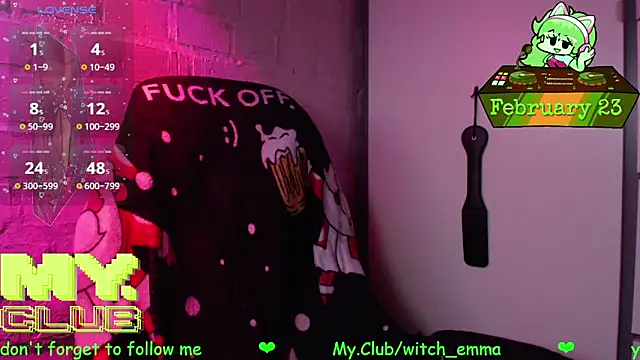 Chat +18 de Witch_Emma ao vivo