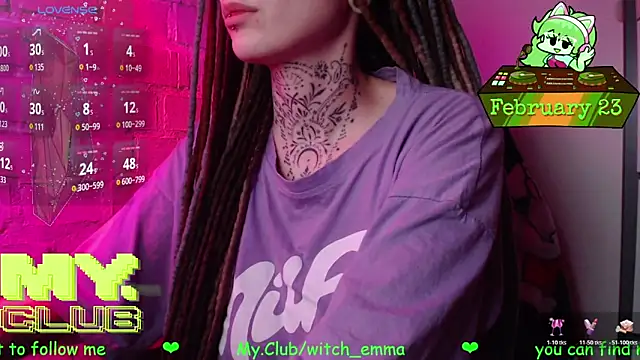 Chatroom XXX en direct de Witch_Emma