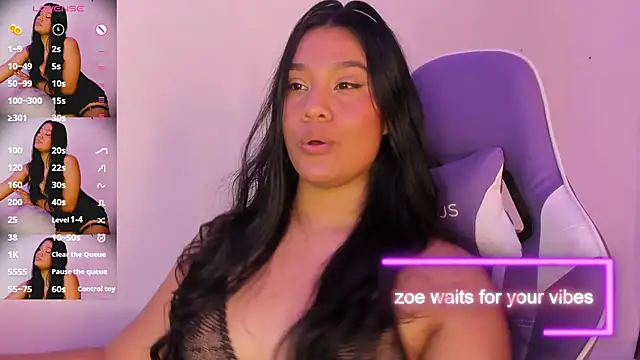 Chat +18 de ZoeParcker ao vivo