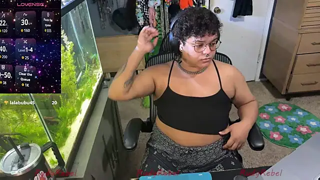 Show de RudyRebel na webcam