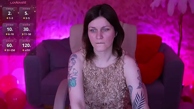 Show modela TinaMelt na web-kameri