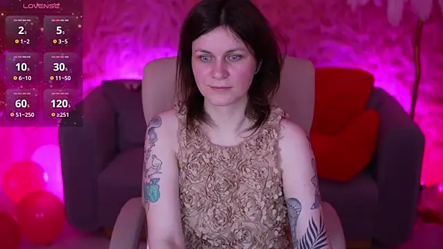 Show modela TinaMelt na web-kameri