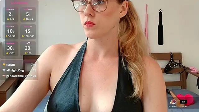 Chatroom XXX en direct de DemigoddessLexie