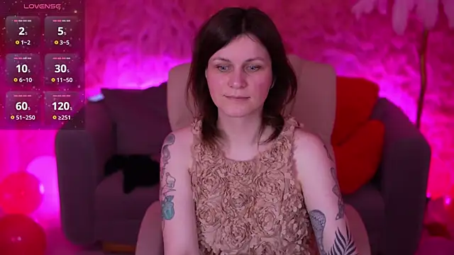 Show modela TinaMelt na web-kameri