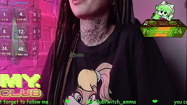 Witch_Emma Show in webcam