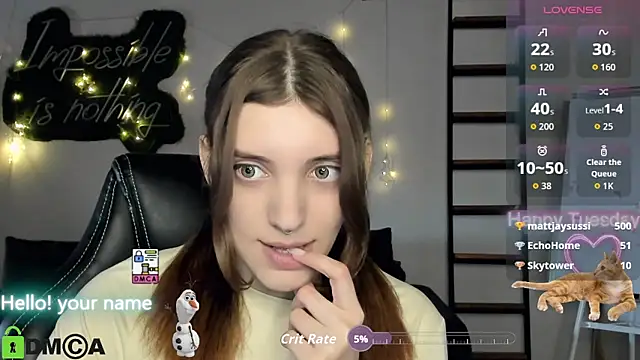 XXX chat uživo modela CherryBloom777
