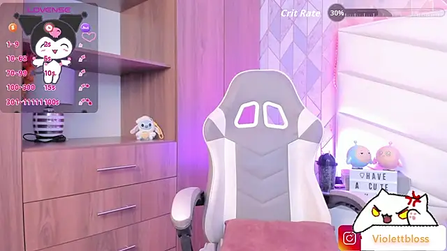 Chat +18 de Violettbloss ao vivo