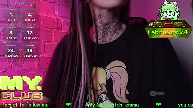 Chat XXX en directo de Witch_Emma