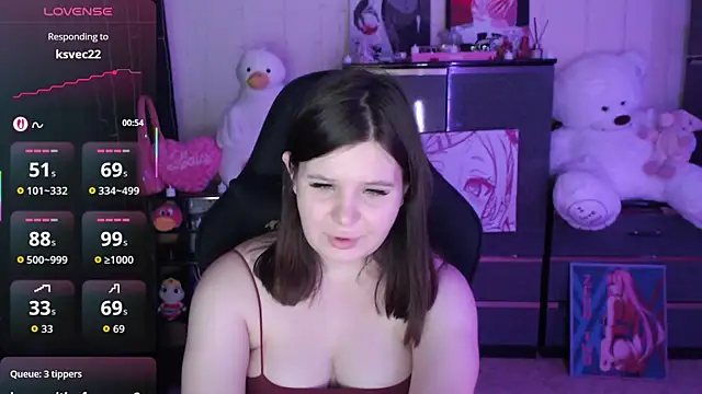 Chat +18 de AmyVibess ao vivo