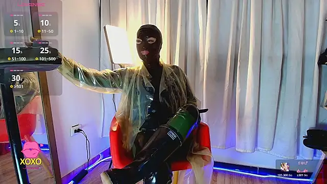 LatexDevil_Blondie Adlı Modelin Canlı XXX Sohbeti