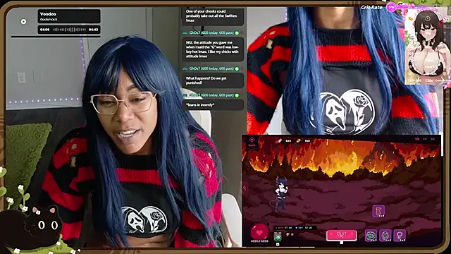 Cheybaaee élő XXX-chatje