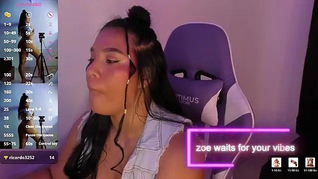 ZoeParcker élő XXX-chatje