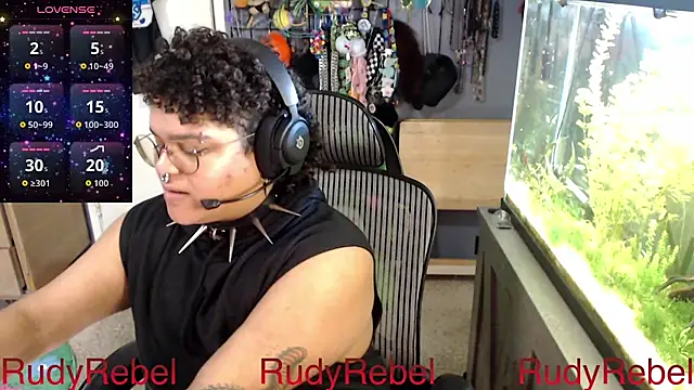 RudyRebel Show in webcam