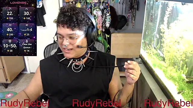 Show de RudyRebel na webcam