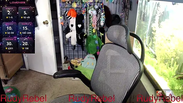 Show modela RudyRebel na web-kameri