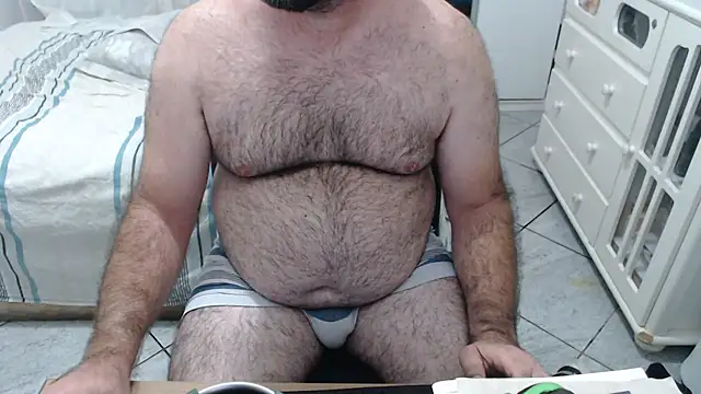 Show de MysterBearMG na webcam