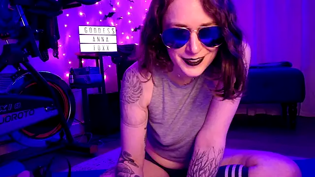 goddessannafoxx élő XXX-chatje