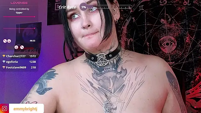 Show de Emmybrightj_ na webcam