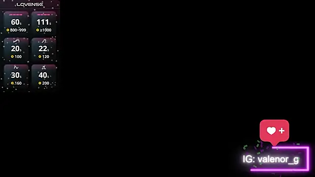 Chat XXX ao vivo de valenor_