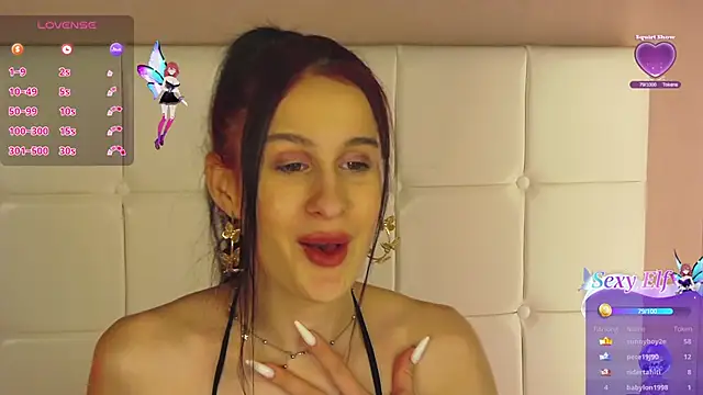 IzieCarter Pertunjukan Webcam