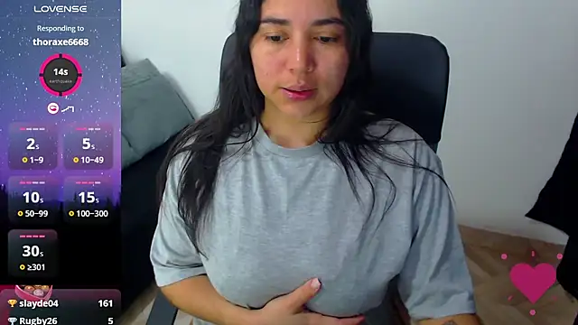 Show modela HaannaAGT na web-kameri