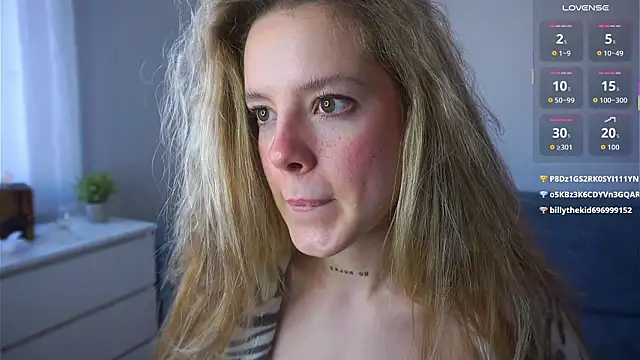 Pertunjukan Kamera Web TiffinyMergist