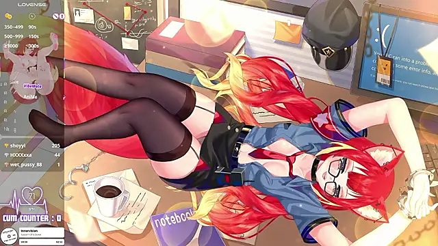 LewdFoxy_VT: онлайн-секс-чат