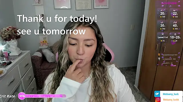 Chat XXX ao vivo de Melannyy_