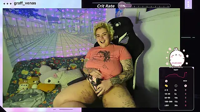 Show de graff_venas na webcam