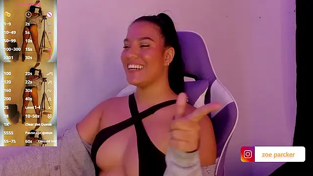 Chat +18 de ZoeParcker ao vivo