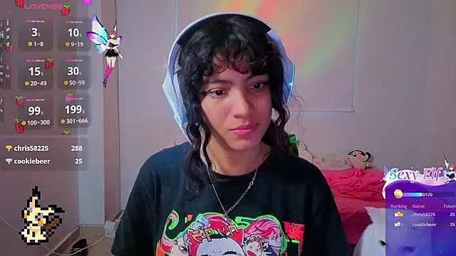 Lovelyamyy élő XXX-chatje