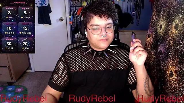 RudyRebel webkamerás műsora