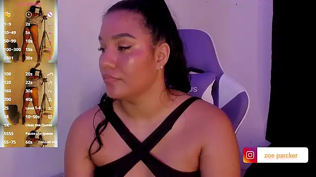 Chat +18 de ZoeParcker ao vivo