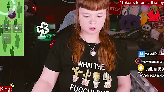 VelvetDiablo 라이브 XXX 채팅