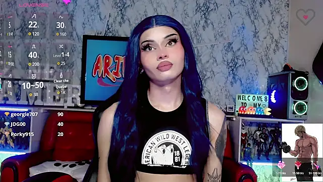 Lisa_sparkleee: διαδικτυακό σόου στην κάμερα