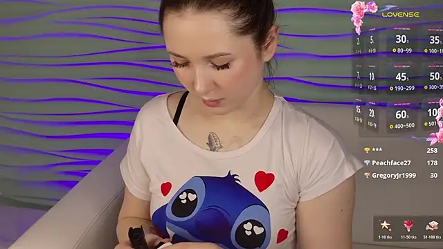 Show de Tiny_BunnyX na webcam