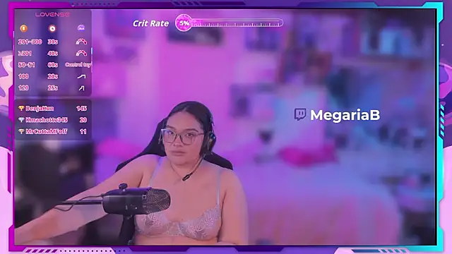 Živý XXX chat MegariaB