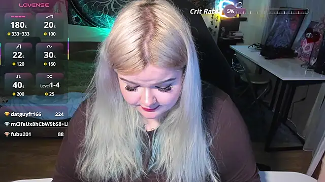 Chat +18 de _CandyM1lky_ ao vivo