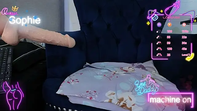 Show de Sophiehuntress na webcam