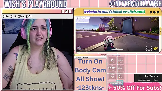 nevermakeawish Live XXX-chat