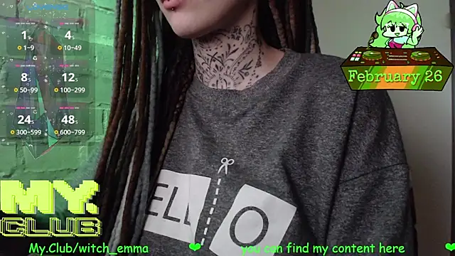 Czat XXX na żywo – Witch_Emma