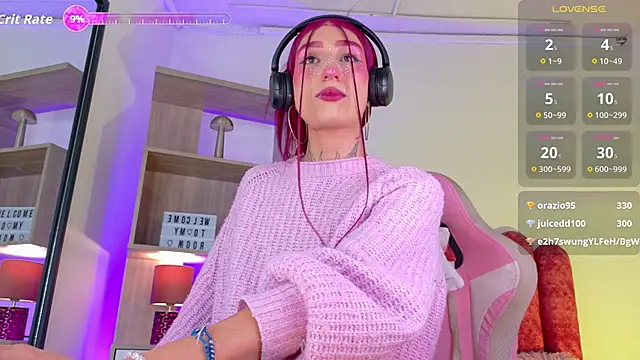 Show de Eli-Bluee na webcam