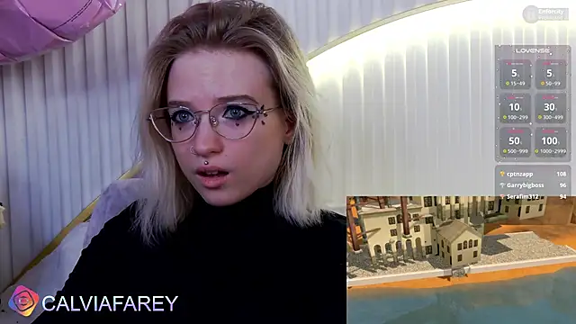 calviafareyのライブXXXチャット