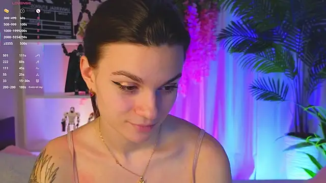 EvaHair Pertunjukan Webcam