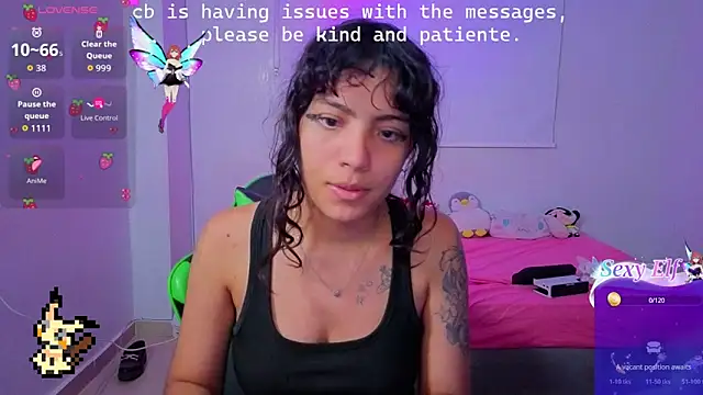 Lovelyamyy élő XXX-chatje