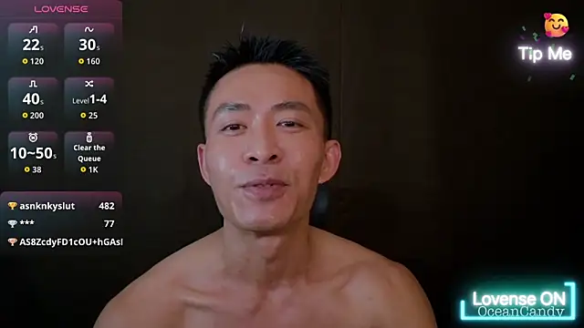 OceanCandy élő XXX-chatje