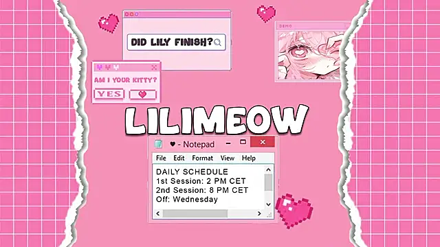 Czat XXX na żywo – LiliMeoww