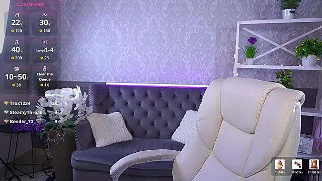 VelvetLuck élő XXX-chatje